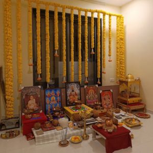 Traditional Puja Mandap for Home